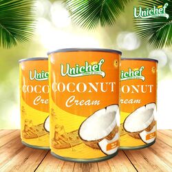 Unichef Premium Coconut Cream 2 X 400 Ml (2 Pack Promotion)